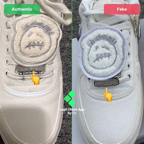 nike air force 1 travis scott real vs fake